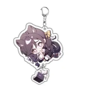 Anime Game Danganronpa: Trigger Happy Havoc Acrylic Keychain Saihara Shuichi Keyring Pendant Móc Treo Đeo Thoại, Standee, Móc Khoá In Theo Yêu Cầu, Chất Liệu Mica Dày 4mm, Kích Thước 5.5 Cm, Có In Test Mẫu