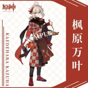 Anime Game Genshin Impact Acrylic Keychain Kamisato Ayaka Kaedehara Kazuha Key Chain For Móc Treo Đeo Thoại, Standee, Móc Khoá In Theo Yêu Cầu, Chất Liệu Mica Dày 4mm, Kích Thước 5.5 Cm, Có In Test Mẫu