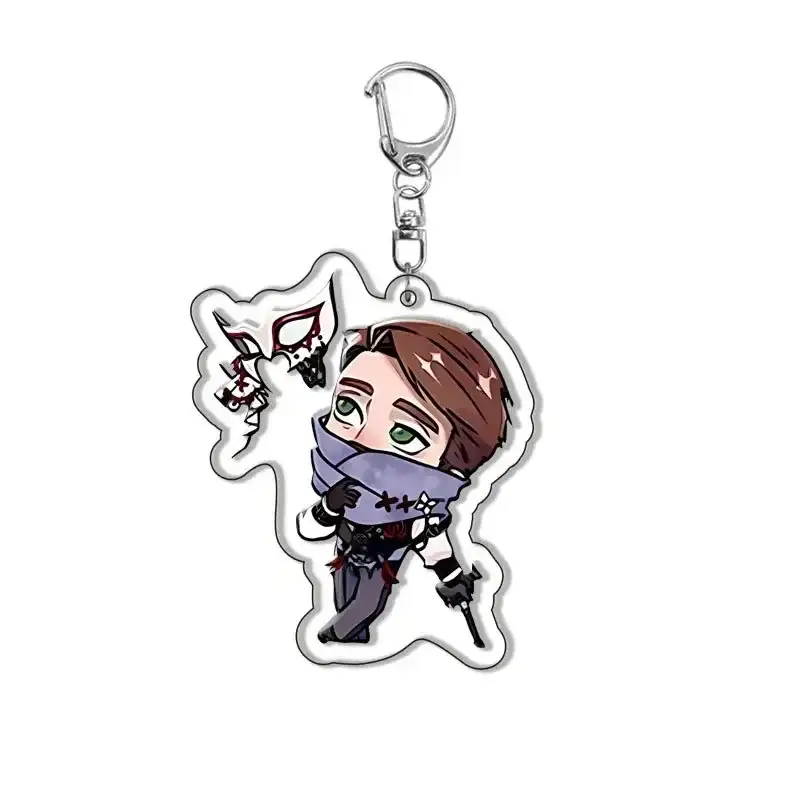 Anime Game Identity V Halloween Concert Acrylic Keychain Idv Psychologist Patient Couple Móc Treo Đeo Thoại, Standee, Móc Khoá In Theo Yêu Cầu, Chất Liệu Mica Dày 4mm, Kích Thước 5.5 Cm, Có In Test Mẫu