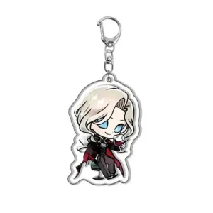 Anime Game Identity V Halloween Concert Acrylic Keychain Idv Psychologist Patient Couple Móc Treo Đeo Thoại, Standee, Móc Khoá In Theo Yêu Cầu, Chất Liệu Mica Dày 4mm, Kích Thước 5.5 Cm, Có In Test Mẫu