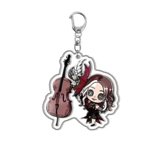 Anime Game Identity V Halloween Concert Acrylic Keychain Idv Psychologist Patient Couple Móc Treo Đeo Thoại, Standee, Móc Khoá In Theo Yêu Cầu, Chất Liệu Mica Dày 4mm, Kích Thước 5.5 Cm, Có In Test Mẫu