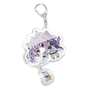 Anime Game Yaunshen Impact Acrylic Keychain Klee Paimon Jean Gunnhildr Barbara Gunnhildr Móc Treo Đeo Thoại, Standee, Móc Khoá In Theo Yêu Cầu, Chất Liệu Mica Dày 4mm, Kích Thước 5.5 Cm, Có In Test Mẫu