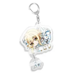 Anime Game Yaunshen Impact Acrylic Keychain Klee Paimon Jean Gunnhildr Barbara Gunnhildr Móc Treo Đeo Thoại, Standee, Móc Khoá In Theo Yêu Cầu, Chất Liệu Mica Dày 4mm, Kích Thước 5.5 Cm, Có In Test Mẫu