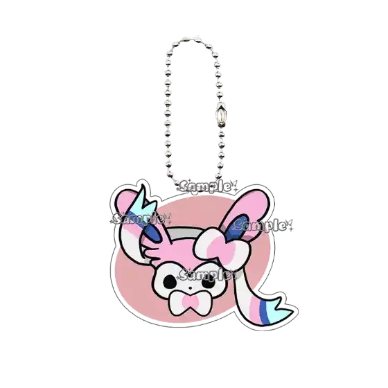 Anime Glaceon Flareon Jolteon Cartoon Acrylic Keychain Figure Keyring Ornament Collectible Móc Treo Đeo Thoại, Standee, Móc Khoá In Theo Yêu Cầu, Chất Liệu Mica Dày 4mm, Kích Thước 5.5 Cm, Có In Test Mẫu