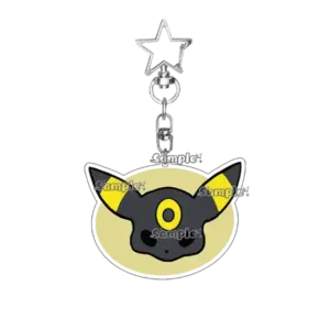 Anime Glaceon Flareon Jolteon Cartoon Acrylic Keychain Figure Keyring Ornament Collectible Móc Treo Đeo Thoại, Standee, Móc Khoá In Theo Yêu Cầu, Chất Liệu Mica Dày 4mm, Kích Thước 5.5 Cm, Có In Test Mẫu