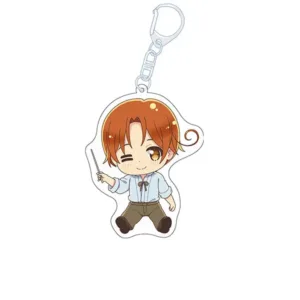 Anime Hetalia Axis Powers Acrylic Keychain Cartoon Figures Ludwig Wang Yao Ivan Braginsky Móc Treo Đeo Thoại, Standee, Móc Khoá In Theo Yêu Cầu, Chất Liệu Mica Dày 4mm, Kích Thước 5.5 Cm, Có In Test Mẫu