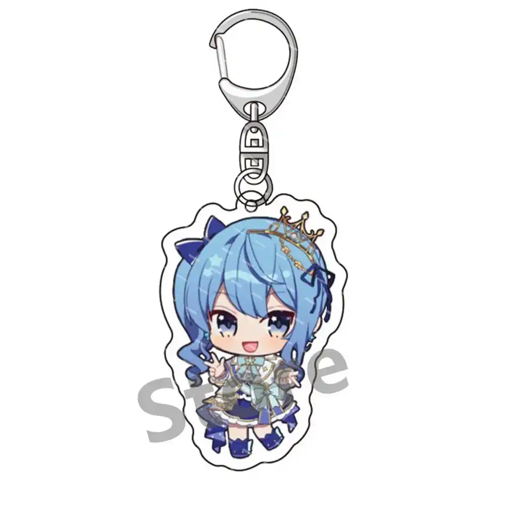 Anime Hololive Acrylic Cartoon Schoolbag Pendant Keychain For Fans Friend Gifts Móc Treo Đeo Thoại, Standee, Móc Khoá In Theo Yêu Cầu, Chất Liệu Mica Dày 4mm, Kích Thước 5.5 Cm, Có In Test Mẫu