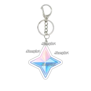 Anime Hydro Anemo Pyro Girly Heart Acrylic Keychain Decoration Homemade Peripheral Cute Móc Treo Đeo Thoại, Standee, Móc Khoá In Theo Yêu Cầu, Chất Liệu Mica Dày 4mm, Kích Thước 5.5 Cm, Có In Test Mẫu