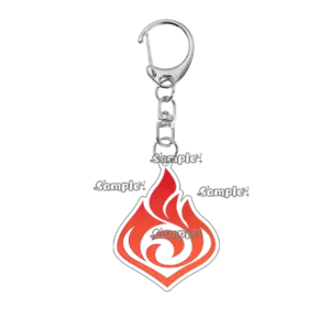 Anime Hydro Anemo Pyro Girly Heart Acrylic Keychain Decoration Homemade Peripheral Cute Móc Treo Đeo Thoại, Standee, Móc Khoá In Theo Yêu Cầu, Chất Liệu Mica Dày 4mm, Kích Thước 5.5 Cm, Có In Test Mẫu