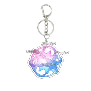 Anime Hydro Anemo Pyro Girly Heart Acrylic Keychain Decoration Homemade Peripheral Cute Móc Treo Đeo Thoại, Standee, Móc Khoá In Theo Yêu Cầu, Chất Liệu Mica Dày 4mm, Kích Thước 5.5 Cm, Có In Test Mẫu