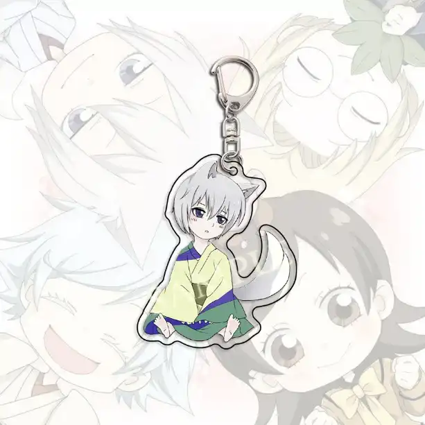 Anime Kamisama Kiss Kamisama Love Tomoe Cosplay Acrylic Keychain Cute Kurama Mi Zu Ki Figures Móc Treo Đeo Thoại, Standee, Móc Khoá In Theo Yêu Cầu, Chất Liệu Mica Dày 4mm, Kích Thước 5.5 Cm, Có In Test Mẫu