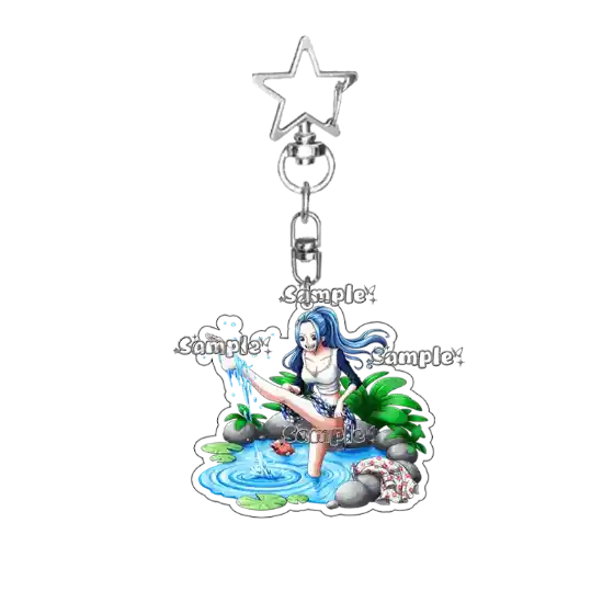 Anime Nefertari Sakazuki Acrylic Figure Model Plate Keychain Peripheral Cartoon Accessory Móc Treo Đeo Thoại, Standee, Móc Khoá In Theo Yêu Cầu, Chất Liệu Mica Dày 4mm, Kích Thước 5.5 Cm, Có In Test Mẫu