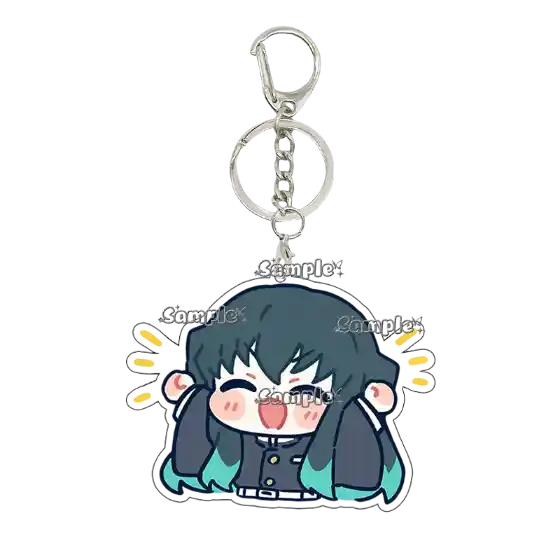 Anime Nezuko Tsuyuri Kanawo Shinobu Characters Cartoon Acrylic Keychain Pendant Backpack Móc Treo Đeo Thoại, Standee, Móc Khoá In Theo Yêu Cầu, Chất Liệu Mica Dày 4mm, Kích Thước 5.5 Cm, Có In Test Mẫu