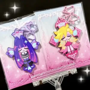 Anime Panty Stocking With Garterbelt Stocking Panty Cosplay Keychain Kawaii Acrylic Pendant Móc Treo Đeo Thoại, Standee, Móc Khoá In Theo Yêu Cầu, Chất Liệu Mica Dày 4mm, Kích Thước 5.5 Cm, Có In Test Mẫu Anime Panty Stocking With Garterbelt Stocking Panty Cosplay Keychain Kawaii Acrylic Pendant Móc Treo Đeo Thoại, Standee, Móc Khoá In Theo Yêu Cầu, Chất Liệu Mica Dày 4mm, Kích Thước 5.5 Cm, Có In Test Mẫu
