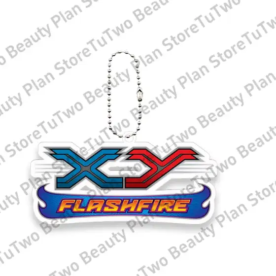 Anime Pocket Monster Xy Logo Card Acrylic Keychain Cartoon Students Backpack Pendant Creative Móc Treo Đeo Thoại, Standee, Móc Khoá In Theo Yêu Cầu, Chất Liệu Mica Dày 4mm, Kích Thước 5.5 Cm, Có In Test Mẫu