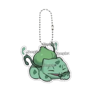Anime Pocket Monsters Bulbasaur Figure Acrylic Keychain Keyring Kawaii Cartoon Ornaments Móc Treo Đeo Thoại, Standee, Móc Khoá In Theo Yêu Cầu, Chất Liệu Mica Dày 4mm, Kích Thước 5.5 Cm, Có In Test Mẫu
