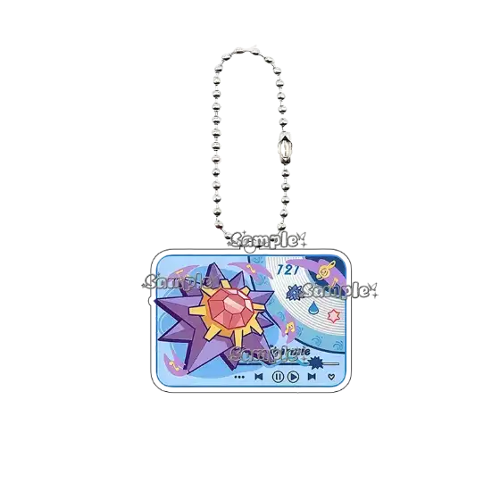 Anime Pocket Monsters Cartoon Seadra Goldeen Staryu Acrylic Keychain Peripheral Fashion Móc Treo Đeo Thoại, Standee, Móc Khoá In Theo Yêu Cầu, Chất Liệu Mica Dày 4mm, Kích Thước 5.5 Cm, Có In Test Mẫu