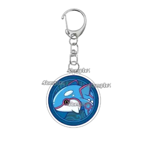 Anime Pocket Monsters Mewtwo Lugia Kyogre Acrylic Keychain Cartoon Backpack Pendant Móc Treo Đeo Thoại, Standee, Móc Khoá In Theo Yêu Cầu, Chất Liệu Mica Dày 4mm, Kích Thước 5.5 Cm, Có In Test Mẫu