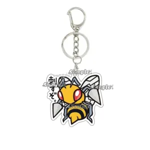 Anime Pocket Monsters Pidgey Pidgeotto Beedrill Cartoon Transparent Acrylic Keychain Móc Treo Đeo Thoại, Standee, Móc Khoá In Theo Yêu Cầu, Chất Liệu Mica Dày 4mm, Kích Thước 5.5 Cm, Có In Test Mẫu
