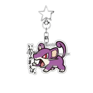 Anime Pocket Monsters Pidgey Pidgeotto Beedrill Cartoon Transparent Acrylic Keychain Móc Treo Đeo Thoại, Standee, Móc Khoá In Theo Yêu Cầu, Chất Liệu Mica Dày 4mm, Kích Thước 5.5 Cm, Có In Test Mẫu