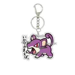 Anime Pocket Monsters Pidgey Pidgeotto Beedrill Cartoon Transparent Acrylic Keychain Móc Treo Đeo Thoại, Standee, Móc Khoá In Theo Yêu Cầu, Chất Liệu Mica Dày 4mm, Kích Thước 5.5 Cm, Có In Test Mẫu