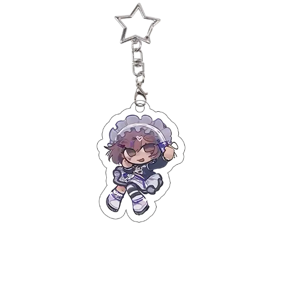 Anime Project Sekai Acrylic Keychain Pjsk Asahina Azusawa Cosplay Props Pendant Keyring Móc Treo Đeo Thoại, Standee, Móc Khoá In Theo Yêu Cầu, Chất Liệu Mica Dày 4mm, Kích Thước 5.5 Cm, Có In Test Mẫu