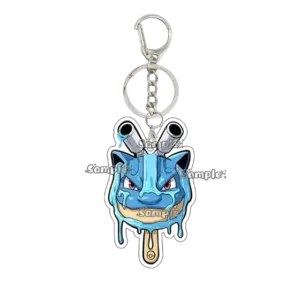Anime Psyduck Eevee Charizard Ice Cream Shape Acrylic Keychain Pendant Decorations Cartoon Móc Treo Đeo Thoại, Standee, Móc Khoá In Theo Yêu Cầu, Chất Liệu Mica Dày 4mm, Kích Thước 5.5 Cm, Có In Test Mẫu