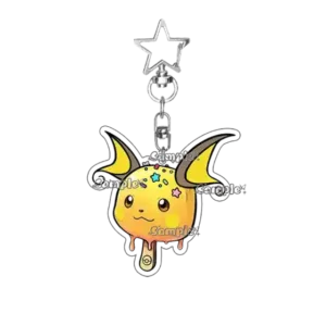 Anime Psyduck Eevee Charizard Ice Cream Shape Acrylic Keychain Pendant Decorations Cartoon Móc Treo Đeo Thoại, Standee, Móc Khoá In Theo Yêu Cầu, Chất Liệu Mica Dày 4mm, Kích Thước 5.5 Cm, Có In Test Mẫu