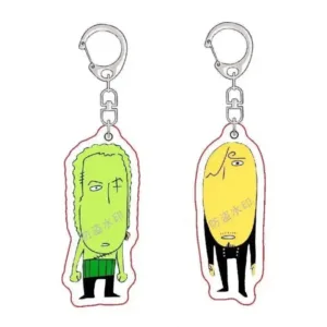 Anime Roronoa Zoro Vinsmoke Sanji Cosplay Keychain Abstract Funny Acrylic Pendant Keyring Key Móc Treo Đeo Thoại, Standee, Móc Khoá In Theo Yêu Cầu, Chất Liệu Mica Dày 4mm, Kích Thước 5.5 Cm, Có In Test Mẫu