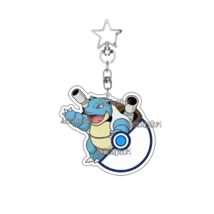 Anime Snorlax Charmander Squirtle Bulbasaur Pattern Acrylic Keychain Charm Creative Key Ring Móc Treo Đeo Thoại, Standee, Móc Khoá In Theo Yêu Cầu, Chất Liệu Mica Dày 4mm, Kích Thước 5.5 Cm, Có In Test Mẫu