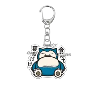 Anime Snorlax Eevee Gyarados Acrylic Keychain Cartoon Cute Pocket Monsters Peripheral Móc Treo Đeo Thoại, Standee, Móc Khoá In Theo Yêu Cầu, Chất Liệu Mica Dày 4mm, Kích Thước 5.5 Cm, Có In Test Mẫu