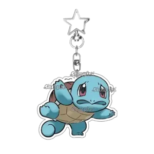 Anime Squirtle Pkm Kawaii Cute Acrylic Keychain Decorations Accessory Backpack Cartoon Móc Treo Đeo Thoại, Standee, Móc Khoá In Theo Yêu Cầu, Chất Liệu Mica Dày 4mm, Kích Thước 5.5 Cm, Có In Test Mẫu