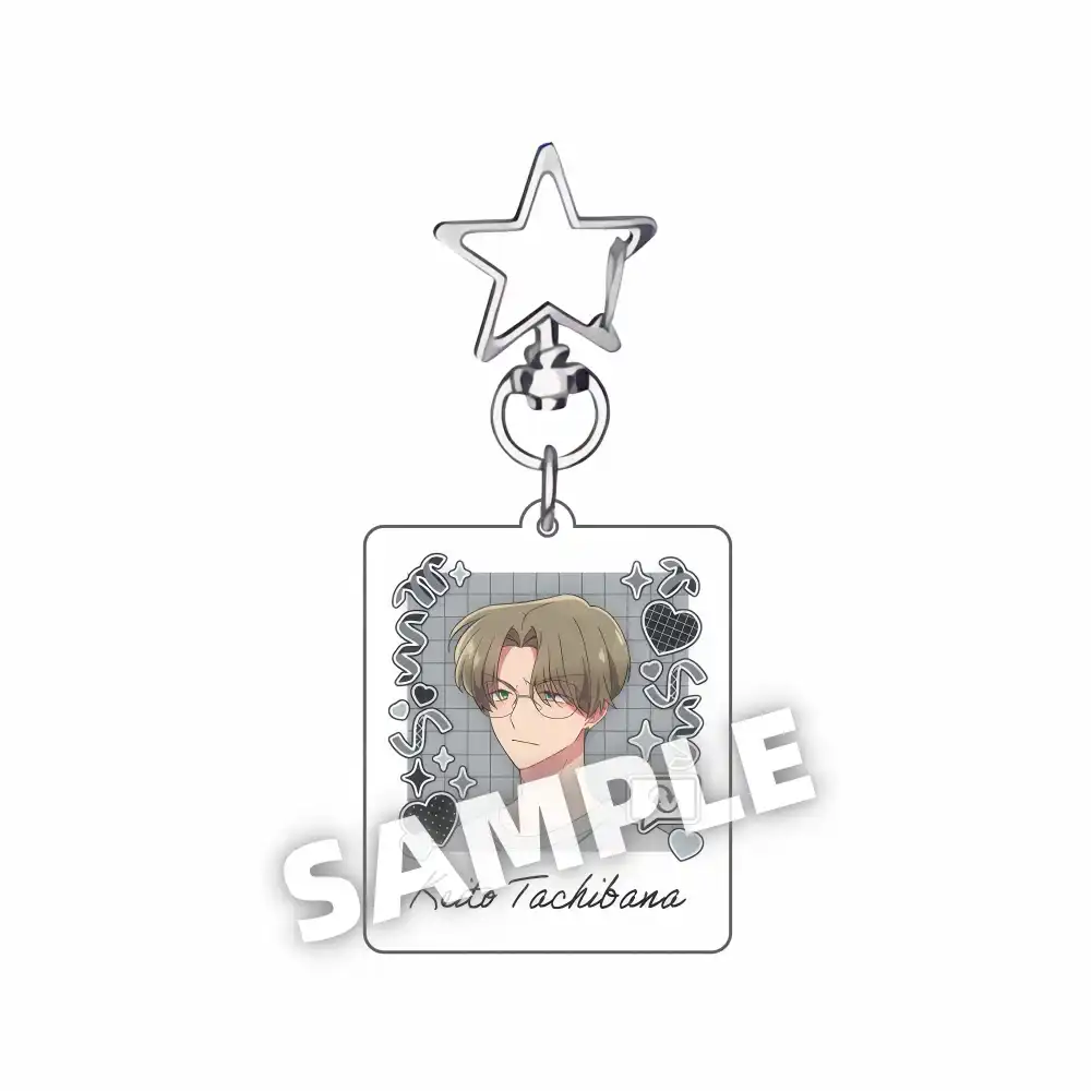 Anime Tamon's B-side Tamon Fukuhara Keito Tachibana Doublesided Acrylic Keychain Bag Pendant Móc Treo Đeo Thoại, Standee, Móc Khoá In Theo Yêu Cầu, Chất Liệu Mica Dày 4mm, Kích Thước 5.5 Cm, Có In Test Mẫu