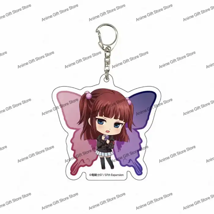 Anime Umineko When They Cry Acrylic Keychain Winged Style Collection Pendant Ornaments Fan Móc Treo Đeo Thoại, Standee, Móc Khoá In Theo Yêu Cầu, Chất Liệu Mica Dày 4mm, Kích Thước 5.5 Cm, Có In Test Mẫu