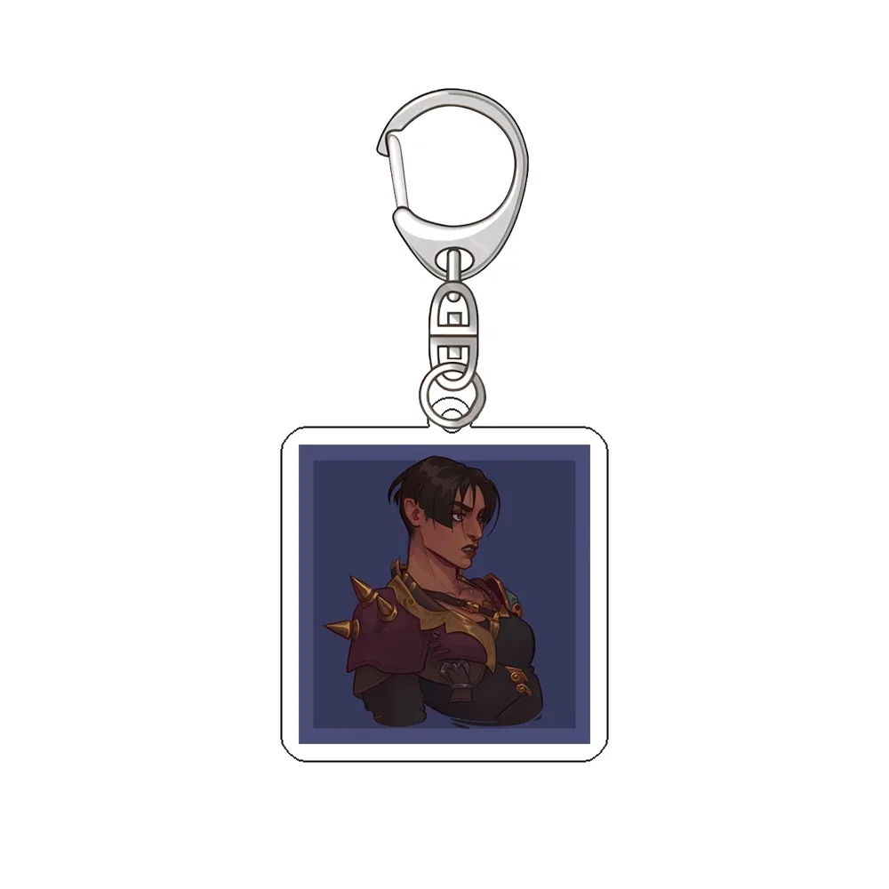Arcane League Of Legends Jayce Viktor Anime Acrylic Friends Gift Girl Pendant Fans Jewelry Móc Treo Đeo Thoại, Standee, Móc Khoá In Theo Yêu Cầu, Chất Liệu Mica Dày 4mm, Kích Thước 5.5 Cm, Có In Test Mẫu