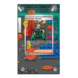 Art Display For Pokemon Card Lt Surge Expansion Card Brick Ptcg Keychain Anime Game Móc Treo Đeo Thoại, Standee, Móc Khoá In Theo Yêu Cầu, Chất Liệu Mica Dày 4mm, Kích Thước 5.5 Cm, Có In Test Mẫu Art Display For Pokemon Card Lt Surge Expansion Card Brick Ptcg Keychain Anime Game Móc Treo Đeo Thoại, Standee, Móc Khoá In Theo Yêu Cầu, Chất Liệu Mica Dày 4mm, Kích Thước 5.5 Cm, Có In Test Mẫu
