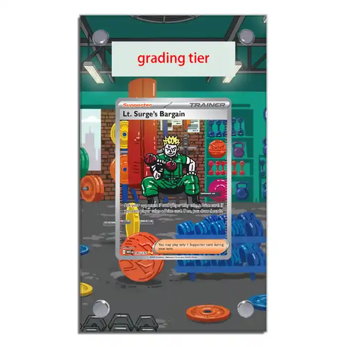 art-display-for-pokemon-card-lt-surge-ex-var3-1789525277582-979 Art Display For Pokemon Card Lt Surge Expansion Card Brick Ptcg Keychain Anime Game Móc Treo Đeo Thoại, Standee, Móc Khoá In Theo Yêu Cầu, Chất Liệu Mica Dày 4mm, Kích Thước 5.5 Cm, Có In Test Mẫu