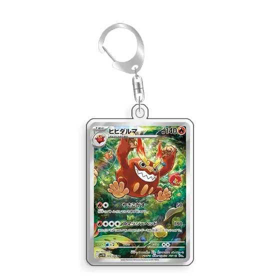 Art Display For Pokemon Darmanitan Card Ptcg Keychain Anime Game Collectibles Anime Móc Treo Đeo Thoại, Standee, Móc Khoá In Theo Yêu Cầu, Chất Liệu Mica Dày 4mm, Kích Thước 5.5 Cm, Có In Test Mẫu