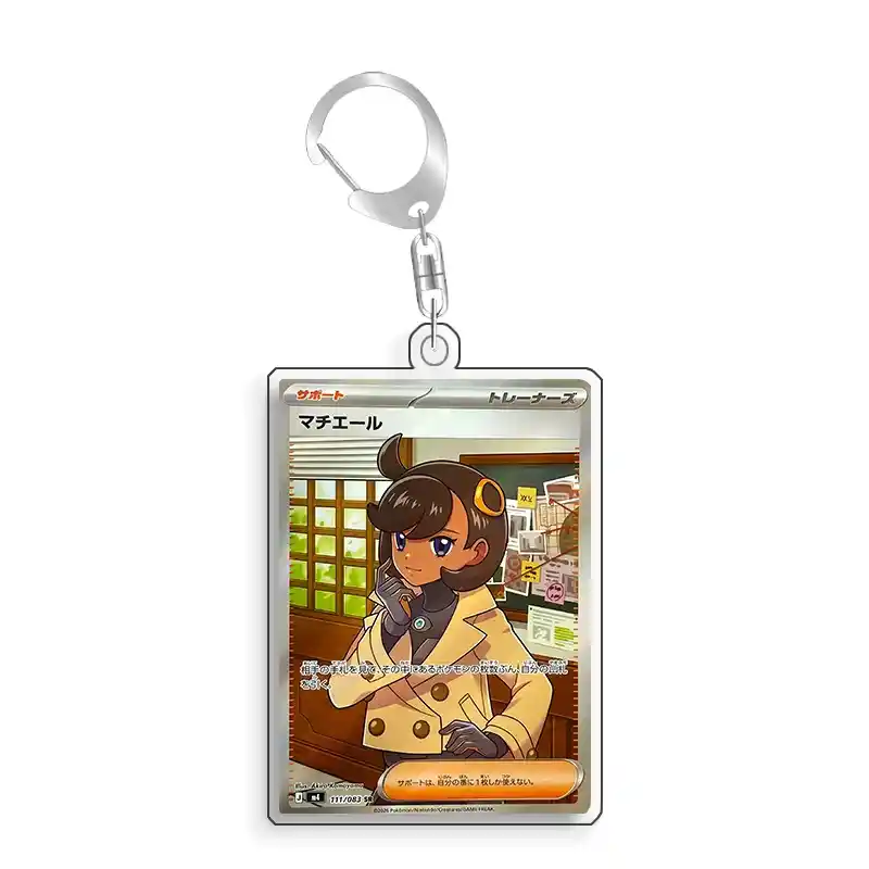 Art Display For Pokemon Emma Card Ptcg Keychain Anime Game Collectibles Anime Merchandise Móc Treo Đeo Thoại, Standee, Móc Khoá In Theo Yêu Cầu, Chất Liệu Mica Dày 4mm, Kích Thước 5.5 Cm, Có In Test Mẫu