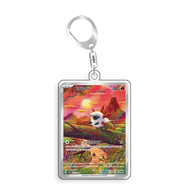 Art Display For Pokemon Numel Card Ptcg Keychain Anime Game Collectibles Anime Merchandise Móc Treo Đeo Thoại, Standee, Móc Khoá In Theo Yêu Cầu, Chất Liệu Mica Dày 4mm, Kích Thước 5.5 Cm, Có In Test Mẫu