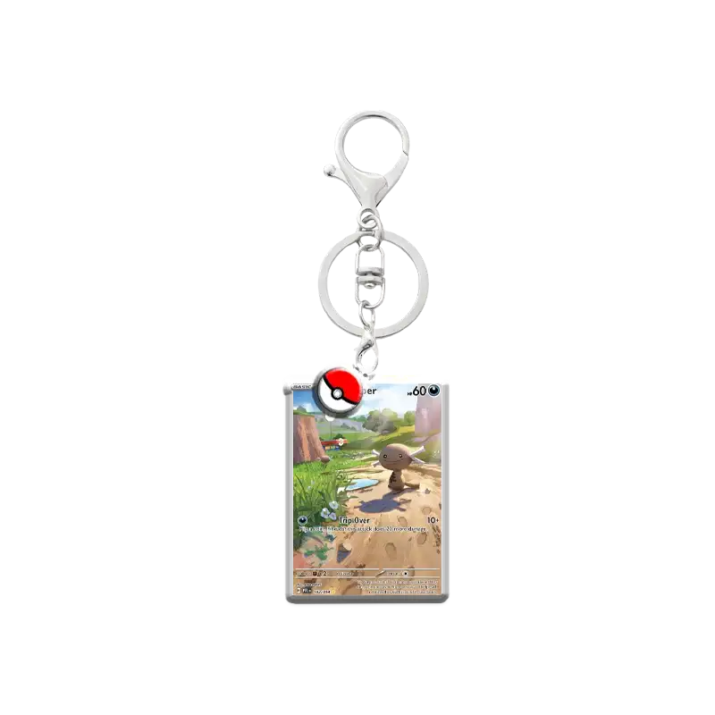 Art Display For Pokemon Wopper Expand Card Brick Ptcg Keychain Anime Game Collectibles Anime Móc Treo Đeo Thoại, Standee, Móc Khoá In Theo Yêu Cầu, Chất Liệu Mica Dày 4mm, Kích Thước 5.5 Cm, Có In Test Mẫu