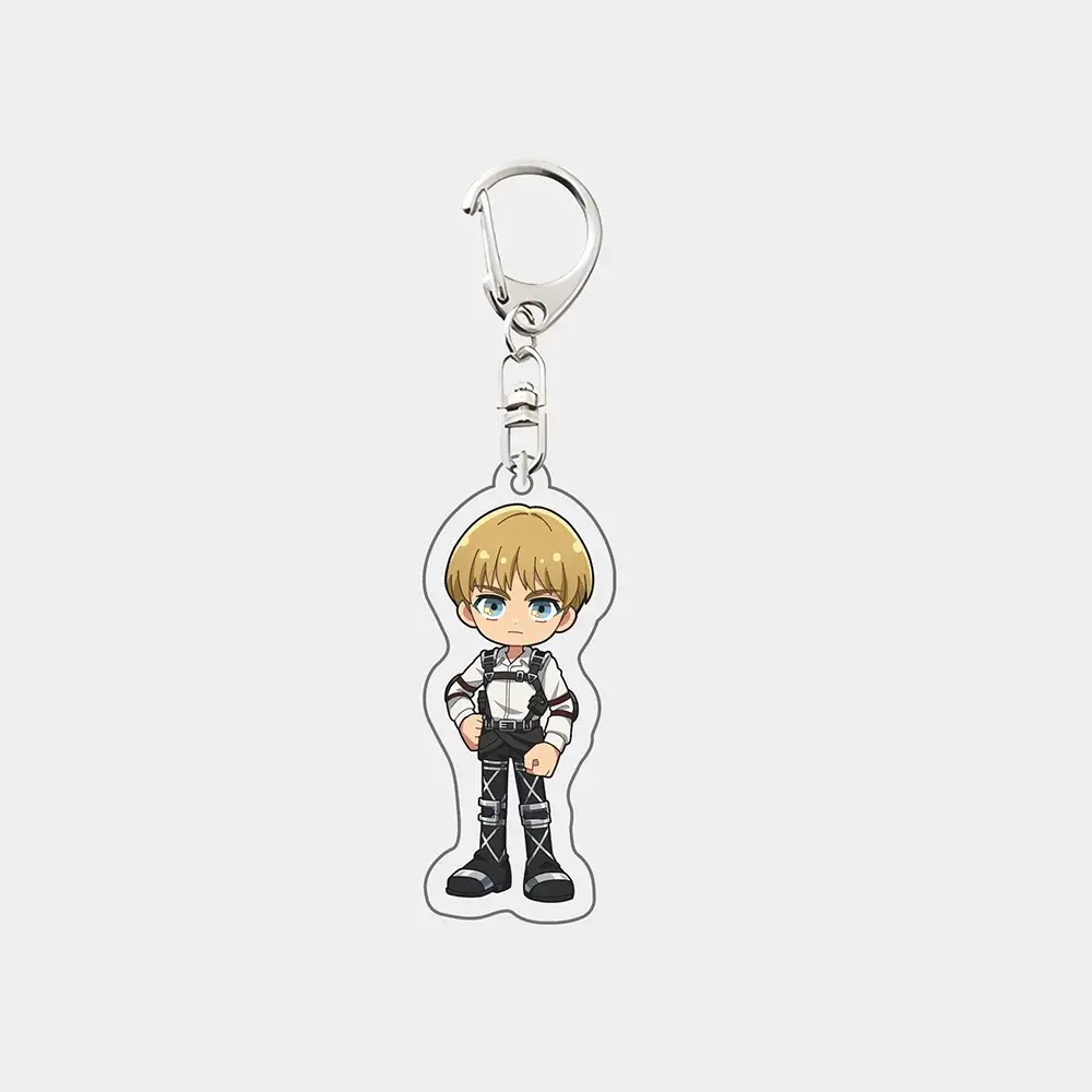 attack-on-titan-anime-acrylic-keychain-c-var3-1789568456027-973 Attack On Titan Anime Acrylic Keychain Cute Chibi Eren Levi Mikasa Armin Hange Jean Figure Móc Treo Đeo Thoại, Standee, Móc Khoá In Theo Yêu Cầu, Chất Liệu Mica Dày 4mm, Kích Thước 5.5 Cm, Có In Test Mẫu