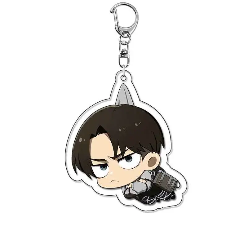 Attack On Titan Eren Jäger Anime Acrylic Keychain Jewelry Animation Products Key Chain Bag Móc Treo Đeo Thoại, Standee, Móc Khoá In Theo Yêu Cầu, Chất Liệu Mica Dày 4mm, Kích Thước 5.5 Cm, Có In Test Mẫu