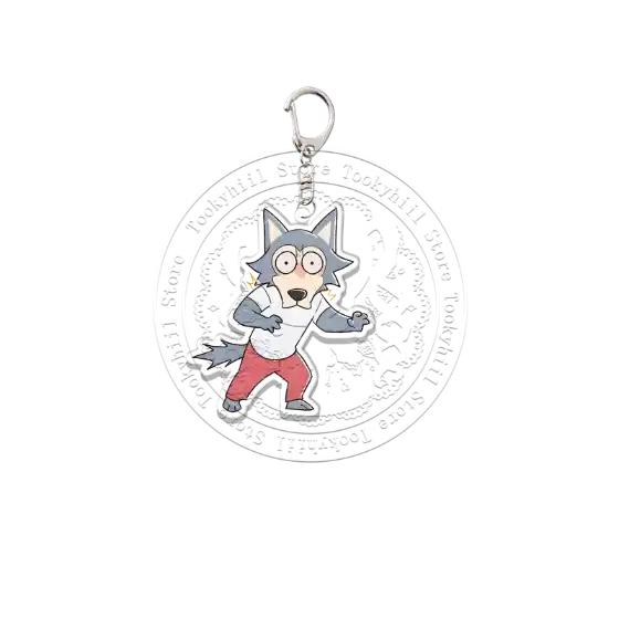 Beastars Acrylic Keychain Anime Characters Rouis Legoshi Hal Bag Student Keyring Decoration Móc Treo Đeo Thoại, Standee, Móc Khoá In Theo Yêu Cầu, Chất Liệu Mica Dày 4mm, Kích Thước 5.5 Cm, Có In Test Mẫu