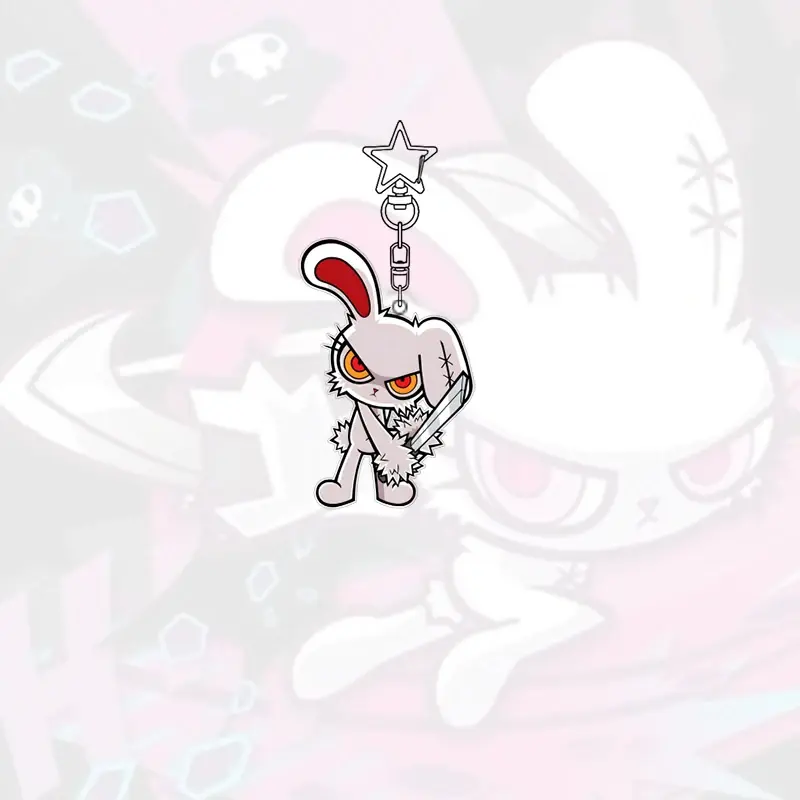 bloody-bunny-acrylic-keychain-kawaii-sho-var5-1789536139276-864 Bloody Bunny Acrylic Keychain Kawaii Short Films Anime Cartoon Figure Decor Bag Keyring Móc Treo Đeo Thoại, Standee, Móc Khoá In Theo Yêu Cầu, Chất Liệu Mica Dày 4mm, Kích Thước 5.5 Cm, Có In Test Mẫu