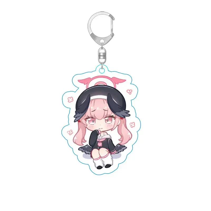 Blue Archive Sorasaki Hina Acrylic Anime The Animation Series Keychain Badge Jewelry Girl Key Móc Treo Đeo Thoại, Standee, Móc Khoá In Theo Yêu Cầu, Chất Liệu Mica Dày 4mm, Kích Thước 5.5 Cm, Có In Test Mẫu