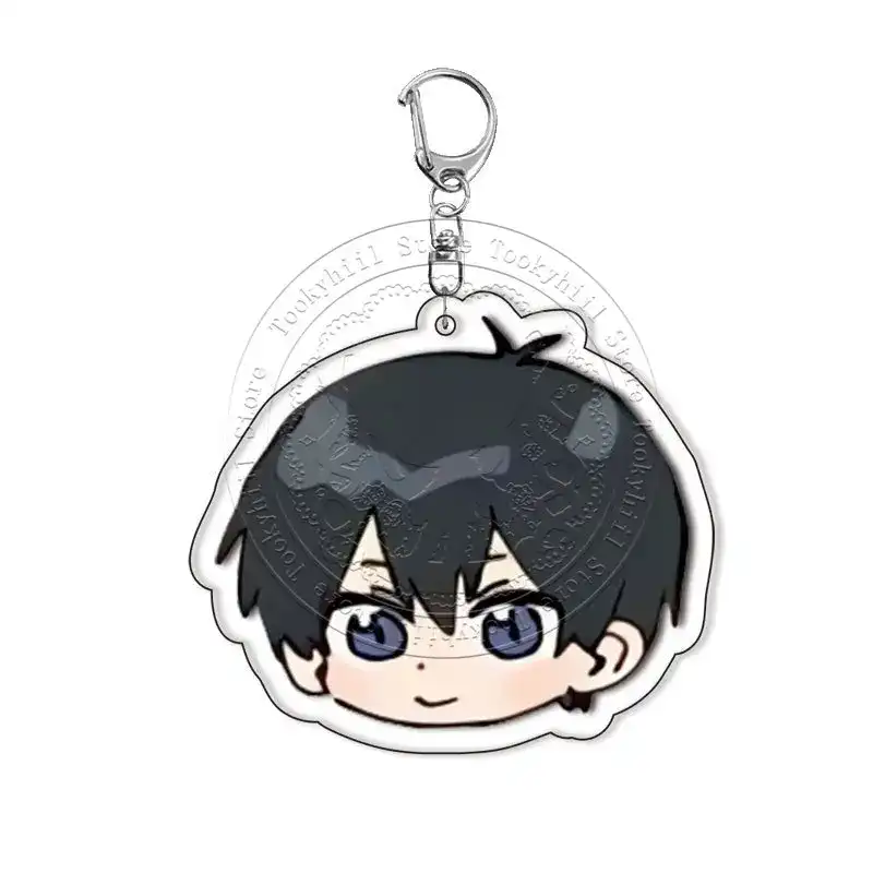 Blue Lock Acrylic Keychain Ura Kazuki Backpack Rin Itoshi Hanging Ornament Key Ring Móc Treo Đeo Thoại, Standee, Móc Khoá In Theo Yêu Cầu, Chất Liệu Mica Dày 4mm, Kích Thước 5.5 Cm, Có In Test Mẫu