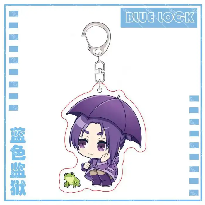 Blue Lock Q-version Keychain Anime Acrylic Pendant Isagi Yoichi Bachira Meguru Kunigami Móc Treo Đeo Thoại, Standee, Móc Khoá In Theo Yêu Cầu, Chất Liệu Mica Dày 4mm, Kích Thước 5.5 Cm, Có In Test Mẫu