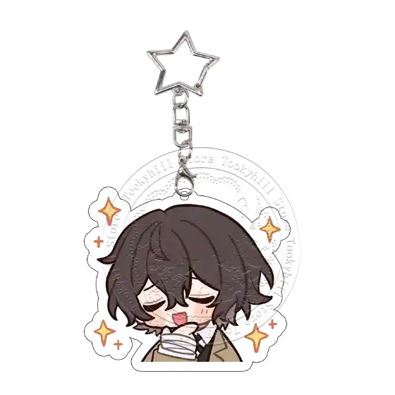 bungo-stray-dogs-acrylic-keychain-dazai-var4-1789636279527-718 Bungo Stray Dogs Acrylic Keychain Dazai Osamu Edogawa Rampo Nakajima Atsushi Kawaii Exquisite Móc Treo Đeo Thoại, Standee, Móc Khoá In Theo Yêu Cầu, Chất Liệu Mica Dày 4mm, Kích Thước 5.5 Cm, Có In Test Mẫu