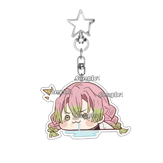 Cartoon Acrylic Keychain Tanjiro Nezuko Kanawo Kochou Shinobu Anime Q Version Ornament Cute Móc Treo Đeo Thoại, Standee, Móc Khoá In Theo Yêu Cầu, Chất Liệu Mica Dày 4mm, Kích Thước 5.5 Cm, Có In Test Mẫu